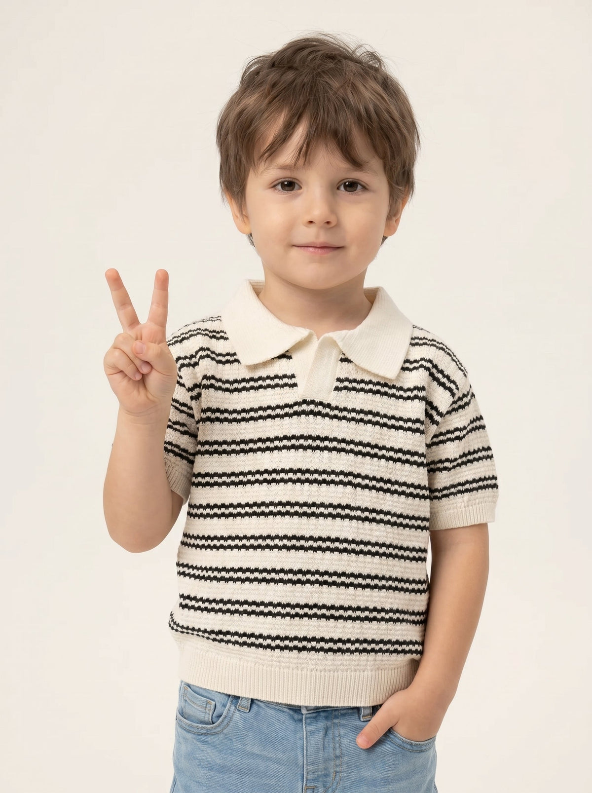 Ripple Stripe Polo