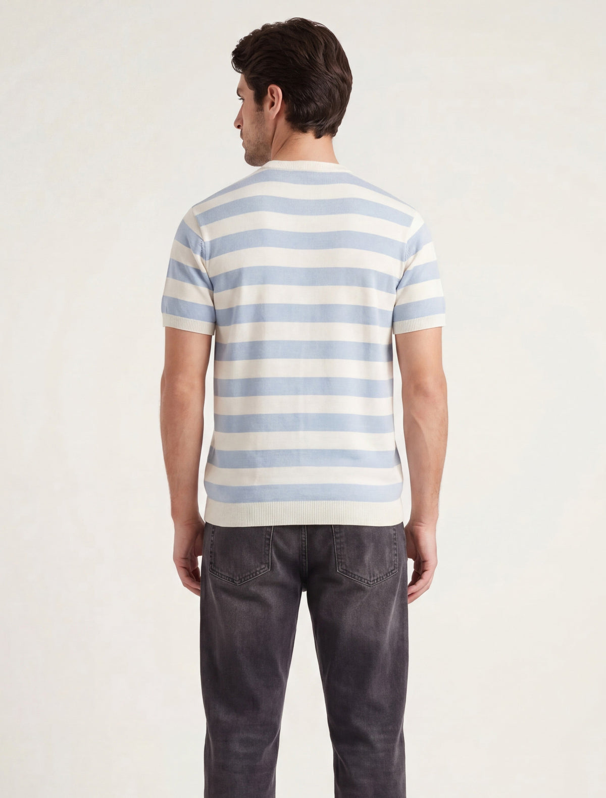 Resort Stripe Knit T-Shirt